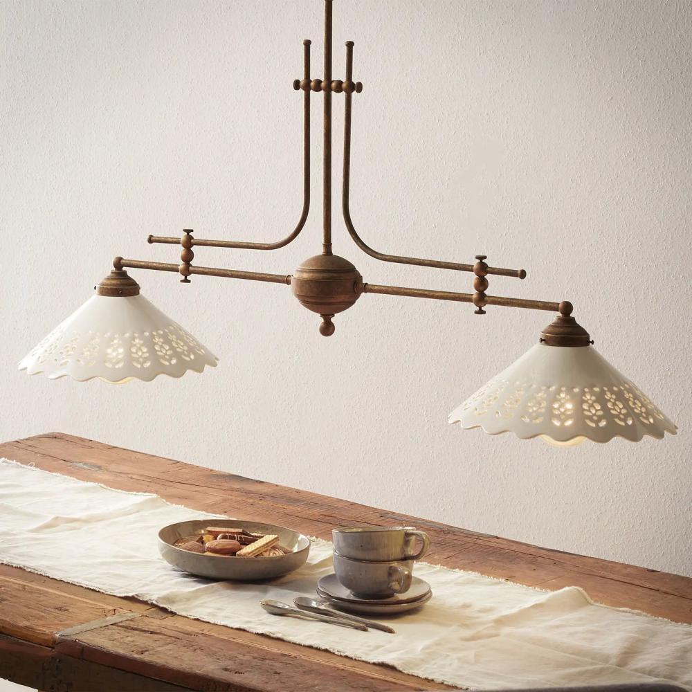 mediterran rez klasszikus csillar keramia buras lyukcsasos csipkes lampa konyha nappali etkezo fuggesztek paraszthaz rez vintage lampak lampabolt lancos gerenda.jpg